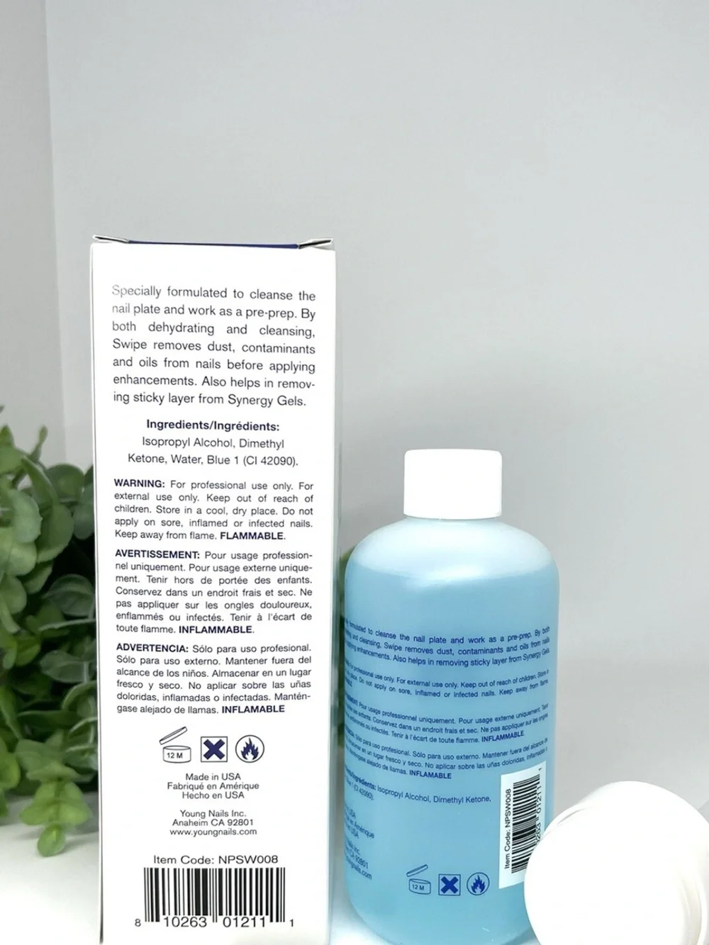 🆕 NIB Young Nails SWIPE Dehydrating Cleanse Gel Nail Preparation Polish Acrylic